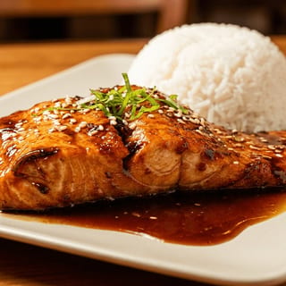 L.Salmon Teriyaki