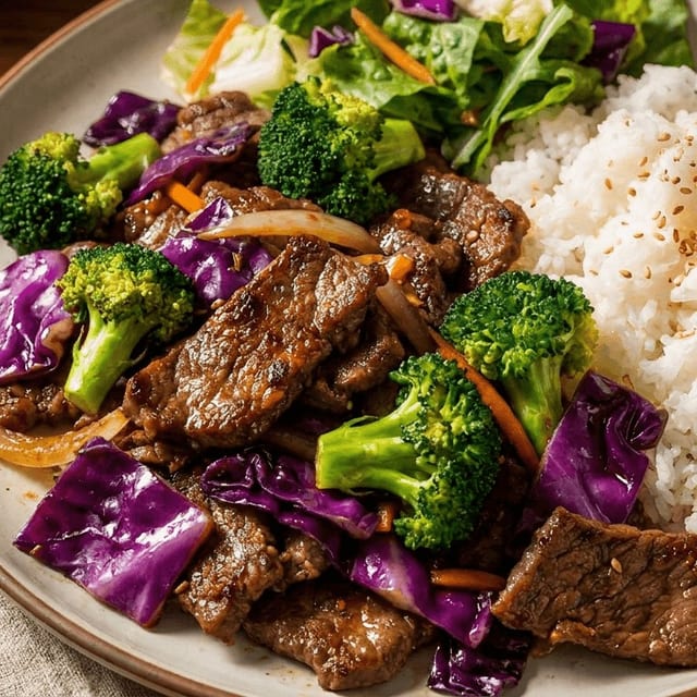 L.Beef Teriyaki.
