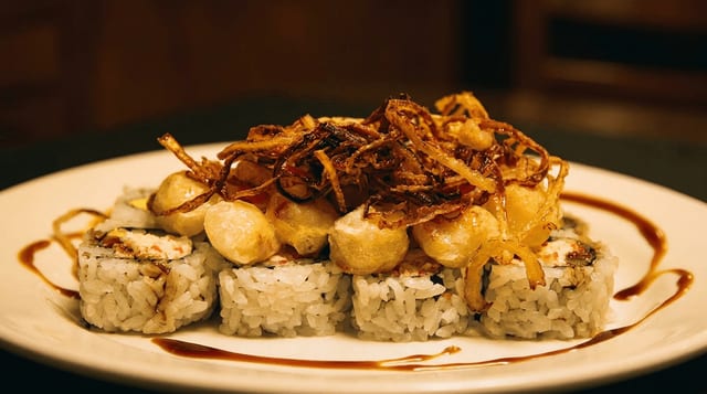Bursting Scallop Roll.