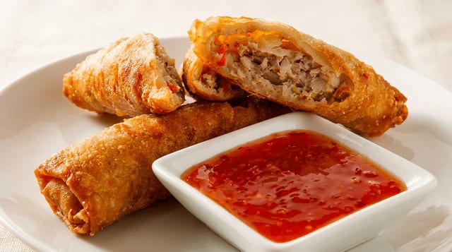 Pork Egg Roll.