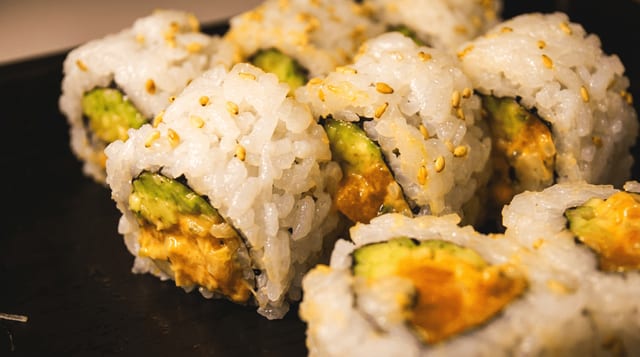 Spicy Salmon Roll.