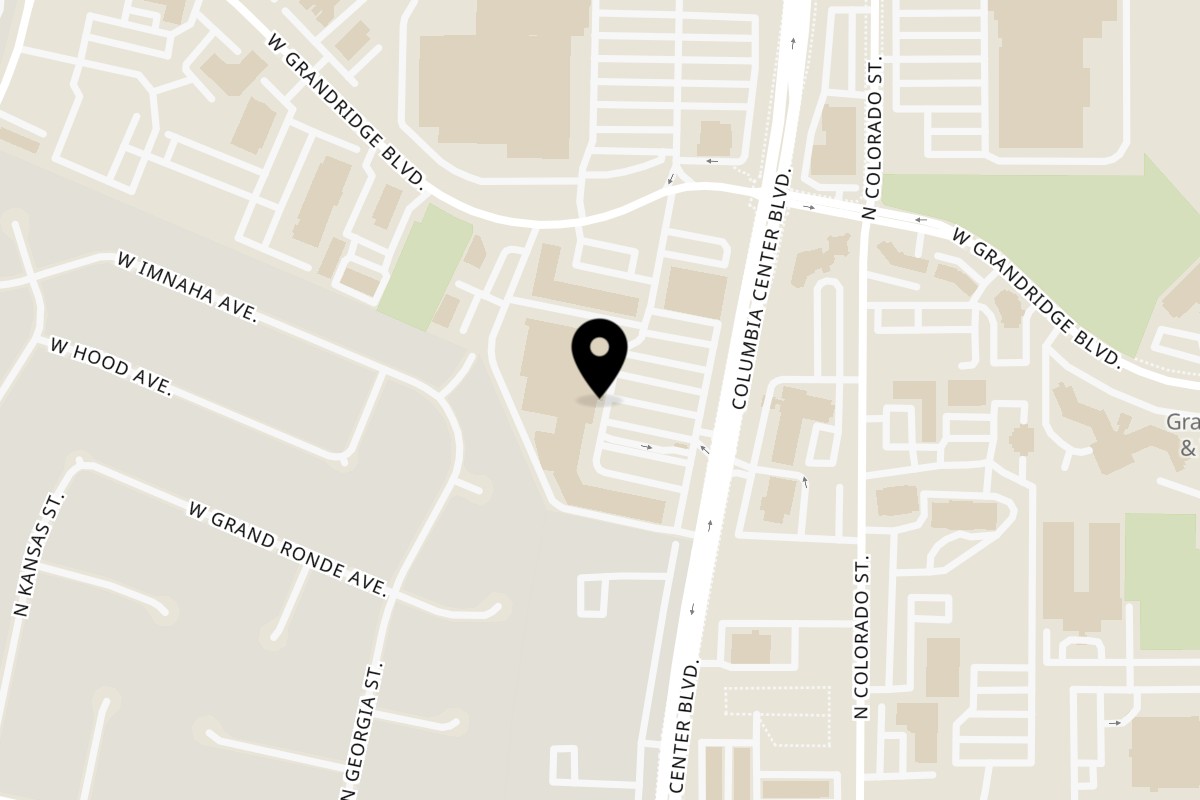 Map showing the location of Sushi Ya on 731 N Columbia Center Blvd Ste 120 in Kennewick